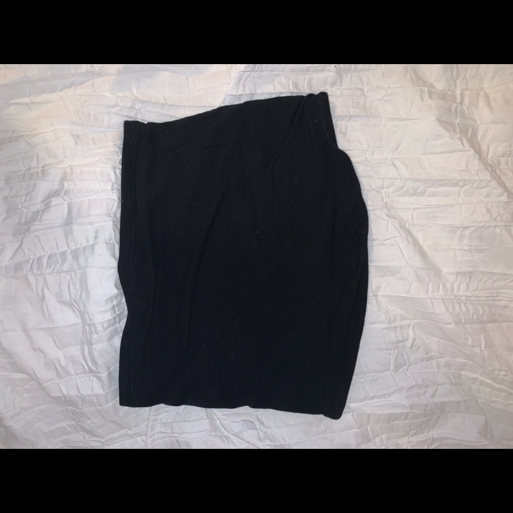 Garage black tube top